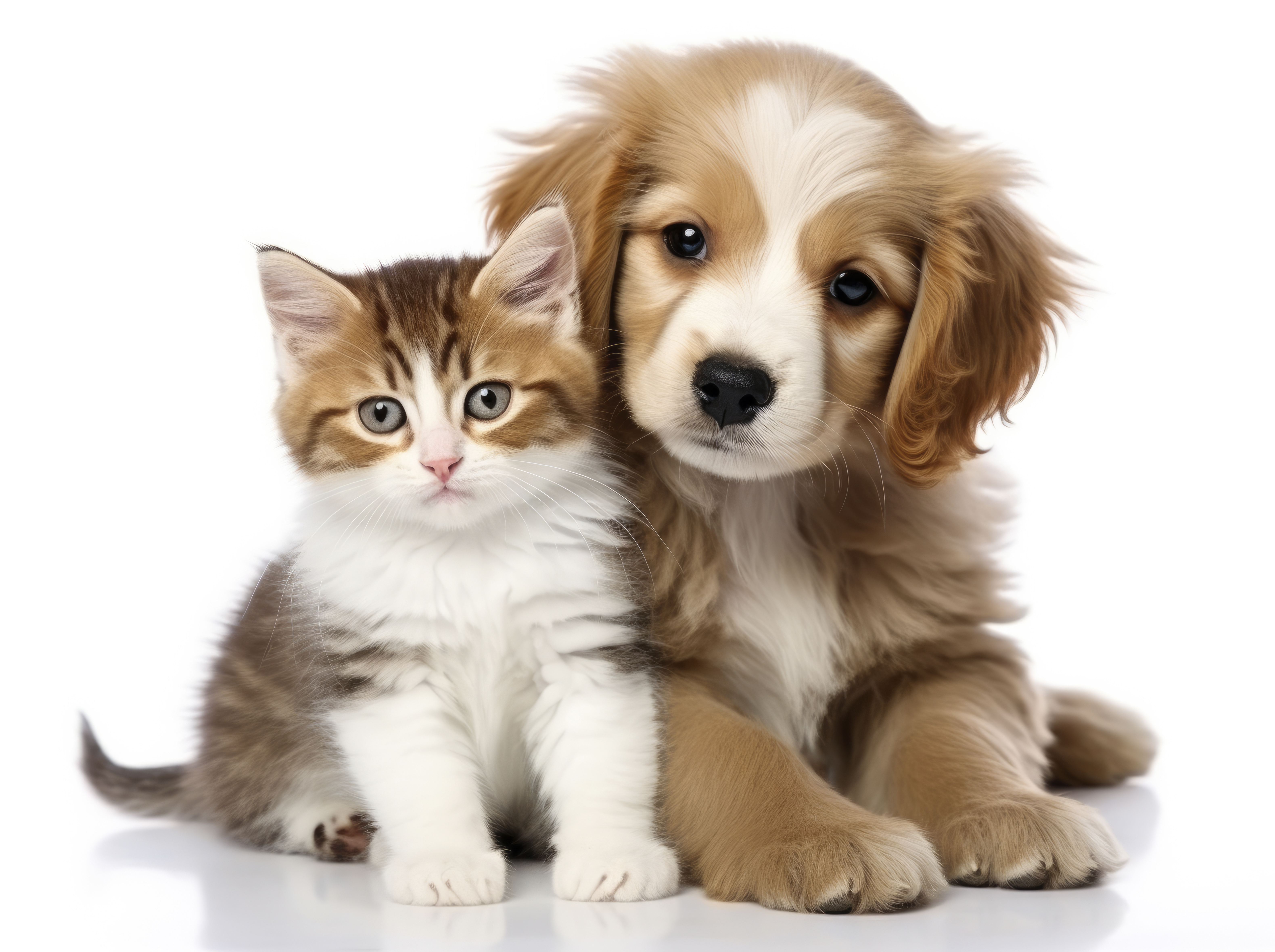 Perro y gato juntos